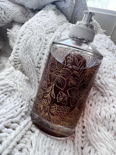 トールペイント作品　Perfume Bottles Amazon.com: Fine Art Canvas Three Perfume Bottles In Pink Canvas