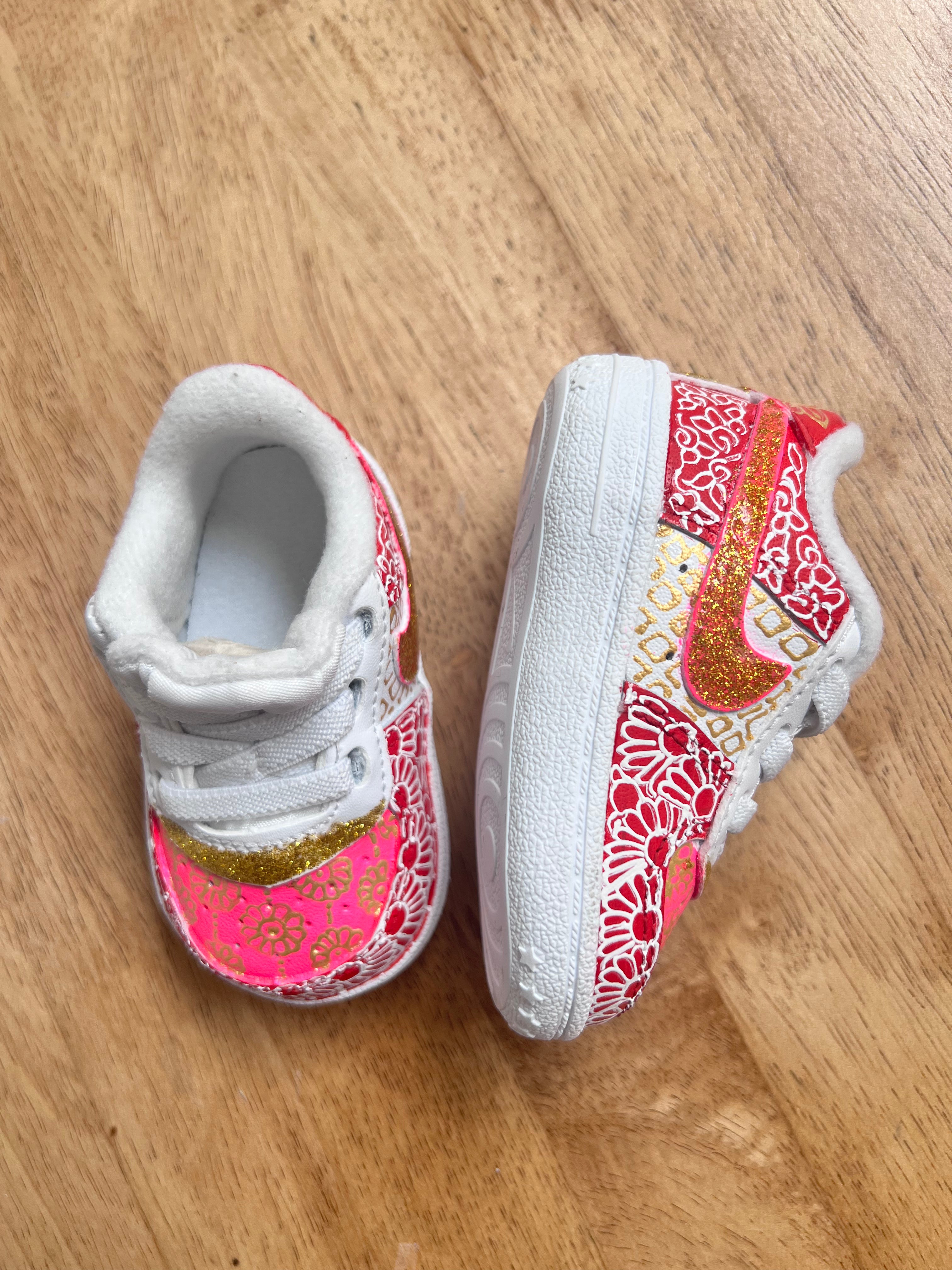 Custom sales baby nikes