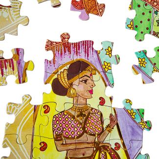 Kulture Khazana Mehndi Stories Henna Jigsaw Puzzle - 252pc