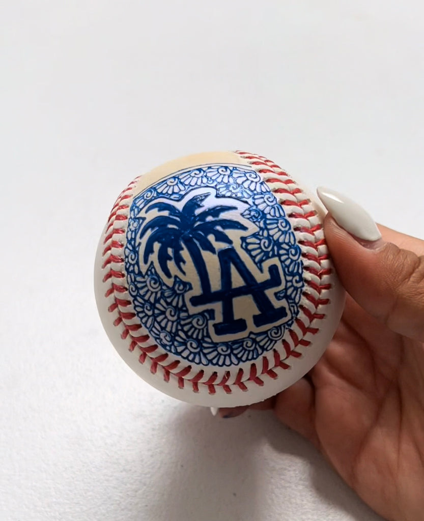 Hand Painted Official MLB Baseball